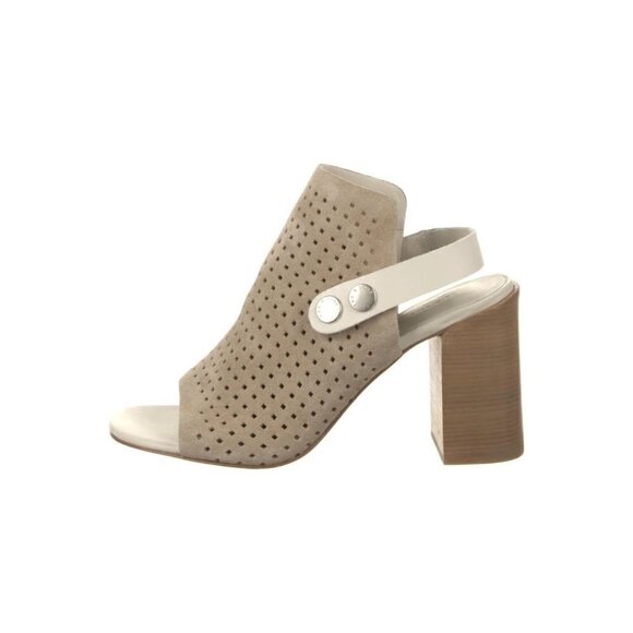 Rag & Bone Leigh Sandal Stucco Suede Womens Size 37.5 - Picture 4 of 14